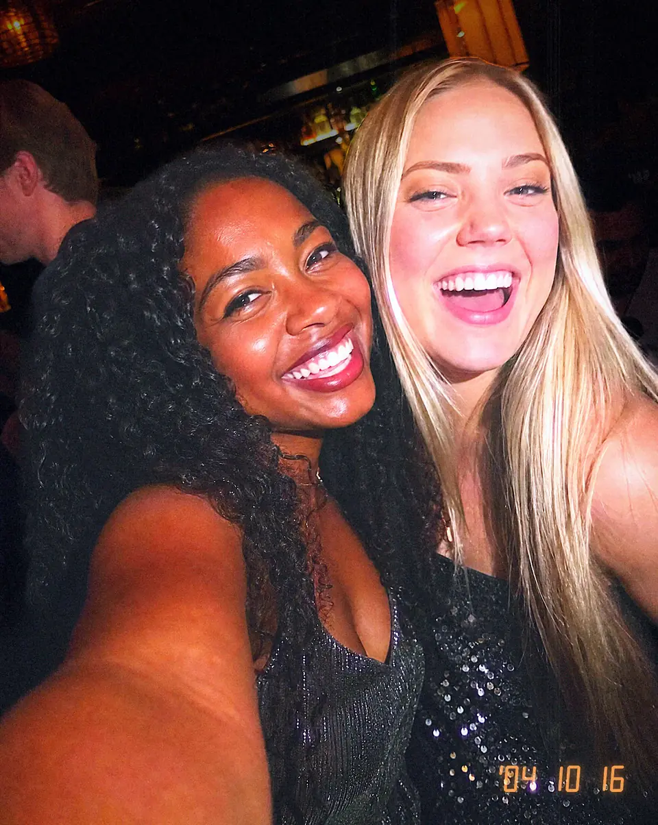 The same selfie rendered with the Cyber '05 Flash look